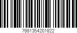 Código de barras (EAN, GTIN, SKU, ISBN): '7891354201822'