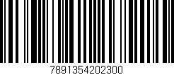 Código de barras (EAN, GTIN, SKU, ISBN): '7891354202300'
