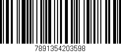 Código de barras (EAN, GTIN, SKU, ISBN): '7891354203598'
