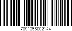Código de barras (EAN, GTIN, SKU, ISBN): '7891356002144'