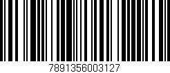 Código de barras (EAN, GTIN, SKU, ISBN): '7891356003127'