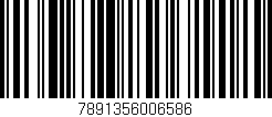 Código de barras (EAN, GTIN, SKU, ISBN): '7891356006586'