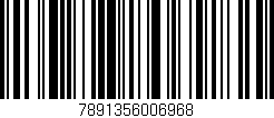 Código de barras (EAN, GTIN, SKU, ISBN): '7891356006968'