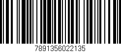 Código de barras (EAN, GTIN, SKU, ISBN): '7891356022135'