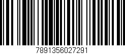 Código de barras (EAN, GTIN, SKU, ISBN): '7891356027291'