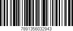 Código de barras (EAN, GTIN, SKU, ISBN): '7891356032943'