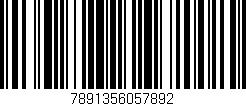 Código de barras (EAN, GTIN, SKU, ISBN): '7891356057892'