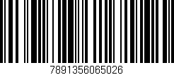 Código de barras (EAN, GTIN, SKU, ISBN): '7891356065026'
