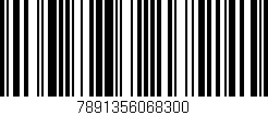 Código de barras (EAN, GTIN, SKU, ISBN): '7891356068300'
