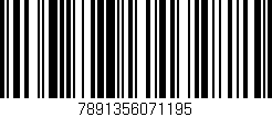 Código de barras (EAN, GTIN, SKU, ISBN): '7891356071195'