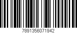 Código de barras (EAN, GTIN, SKU, ISBN): '7891356071942'