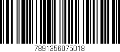 Código de barras (EAN, GTIN, SKU, ISBN): '7891356075018'
