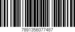 Código de barras (EAN, GTIN, SKU, ISBN): '7891356077487'