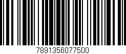 Código de barras (EAN, GTIN, SKU, ISBN): '7891356077500'