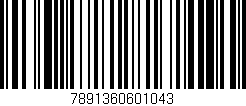 Código de barras (EAN, GTIN, SKU, ISBN): '7891360601043'