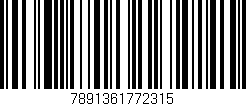 Código de barras (EAN, GTIN, SKU, ISBN): '7891361772315'