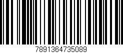 Código de barras (EAN, GTIN, SKU, ISBN): '7891364735089'