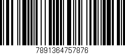 Código de barras (EAN, GTIN, SKU, ISBN): '7891364757876'