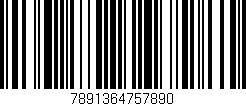 Código de barras (EAN, GTIN, SKU, ISBN): '7891364757890'