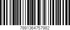 Código de barras (EAN, GTIN, SKU, ISBN): '7891364757982'