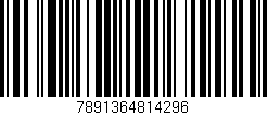 Código de barras (EAN, GTIN, SKU, ISBN): '7891364814296'