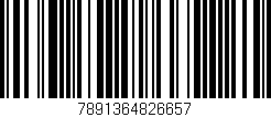 Código de barras (EAN, GTIN, SKU, ISBN): '7891364826657'