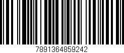 Código de barras (EAN, GTIN, SKU, ISBN): '7891364859242'