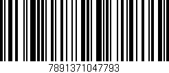Código de barras (EAN, GTIN, SKU, ISBN): '7891371047793'