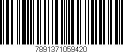 Código de barras (EAN, GTIN, SKU, ISBN): '7891371059420'