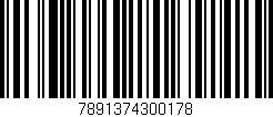 Código de barras (EAN, GTIN, SKU, ISBN): '7891374300178'