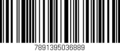 Código de barras (EAN, GTIN, SKU, ISBN): '7891395036889'
