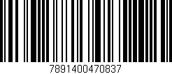 Código de barras (EAN, GTIN, SKU, ISBN): '7891400470837'