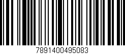 Código de barras (EAN, GTIN, SKU, ISBN): '7891400495083'