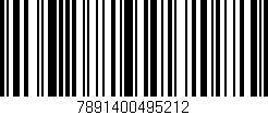 Código de barras (EAN, GTIN, SKU, ISBN): '7891400495212'
