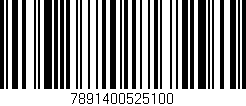 Código de barras (EAN, GTIN, SKU, ISBN): '7891400525100'