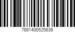 Código de barras (EAN, GTIN, SKU, ISBN): '7891400525636'