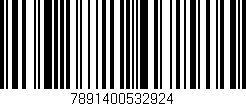 Código de barras (EAN, GTIN, SKU, ISBN): '7891400532924'