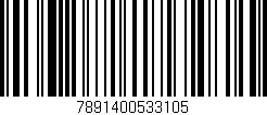 Código de barras (EAN, GTIN, SKU, ISBN): '7891400533105'