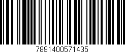 Código de barras (EAN, GTIN, SKU, ISBN): '7891400571435'