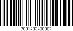 Código de barras (EAN, GTIN, SKU, ISBN): '7891403408387'
