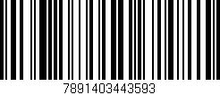 Código de barras (EAN, GTIN, SKU, ISBN): '7891403443593'