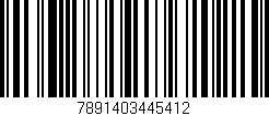 Código de barras (EAN, GTIN, SKU, ISBN): '7891403445412'