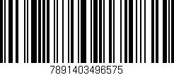 Código de barras (EAN, GTIN, SKU, ISBN): '7891403496575'