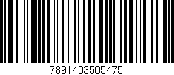 Código de barras (EAN, GTIN, SKU, ISBN): '7891403505475'