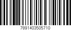 Código de barras (EAN, GTIN, SKU, ISBN): '7891403505710'