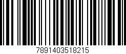 Código de barras (EAN, GTIN, SKU, ISBN): '7891403518215'