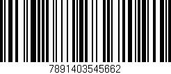 Código de barras (EAN, GTIN, SKU, ISBN): '7891403545662'