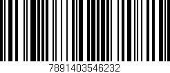 Código de barras (EAN, GTIN, SKU, ISBN): '7891403546232'