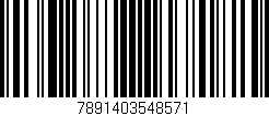 Código de barras (EAN, GTIN, SKU, ISBN): '7891403548571'