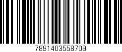 Código de barras (EAN, GTIN, SKU, ISBN): '7891403558709'